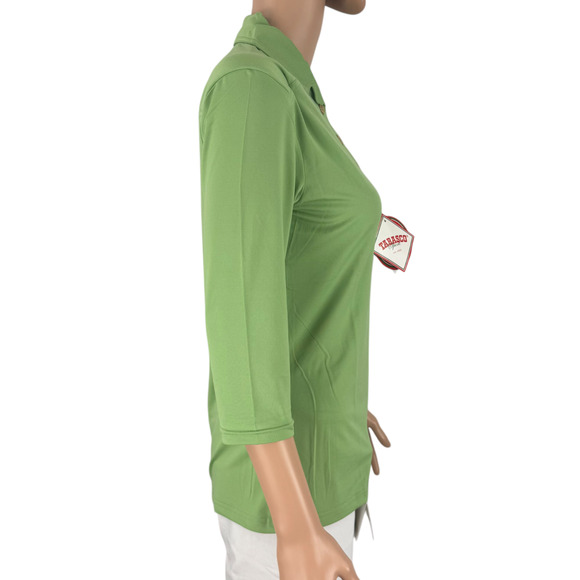 Tabasco Sport Ladies 3/4 Sleeve Polo Shirt - Ladies Large (WT150-18) - Picture 3 of 7